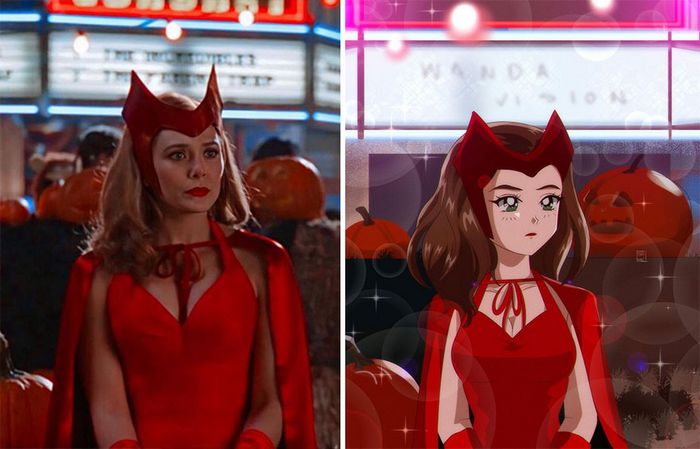 Este artista recria personagens populares em estilo de anime (60 fotos) 21