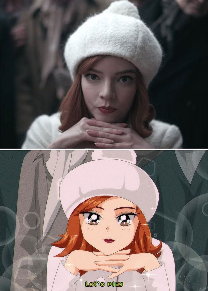 Este artista recria personagens populares em estilo de anime (60 fotos) 28