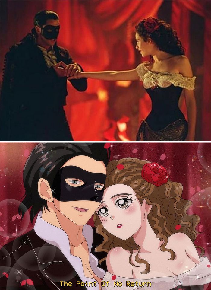 Este artista recria personagens populares em estilo de anime (60 fotos) 42