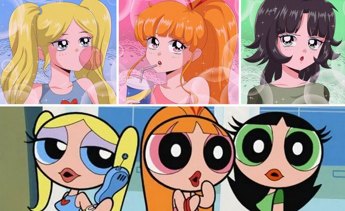 Este artista recria personagens populares em estilo de anime (60 fotos) 47