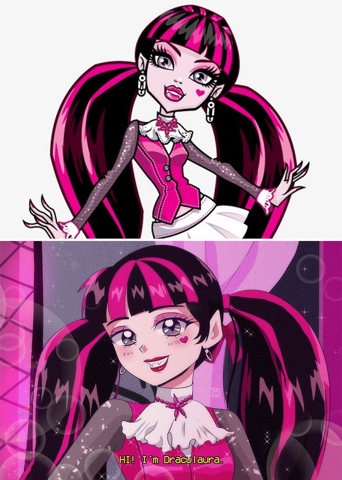 Este artista recria personagens populares em estilo de anime (60 fotos) 48