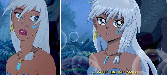 Este artista recria personagens populares em estilo de anime (60 fotos) 50