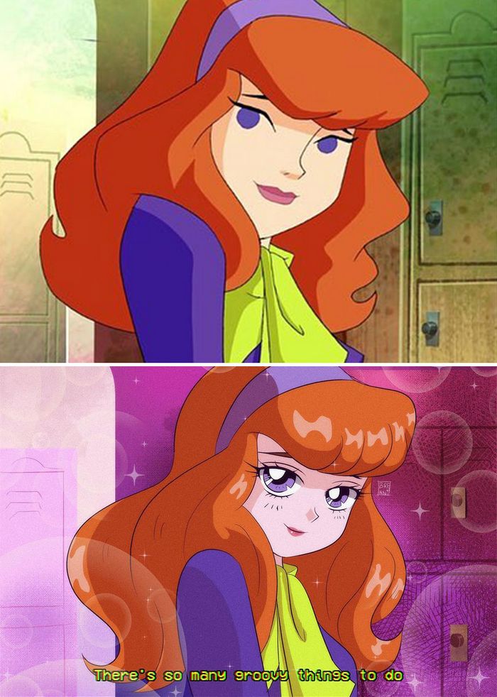 Este artista recria personagens populares em estilo de anime (60 fotos) 51