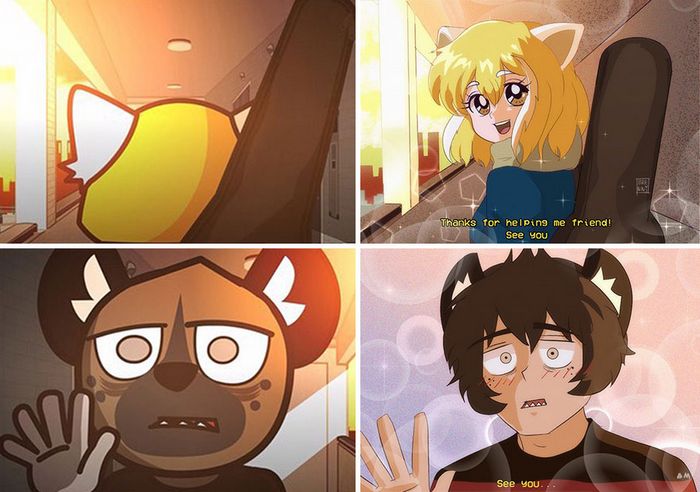 Este artista recria personagens populares em estilo de anime (60 fotos) 53