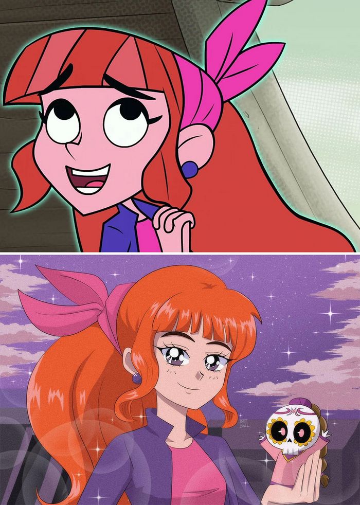 Este artista recria personagens populares em estilo de anime (60 fotos) 54