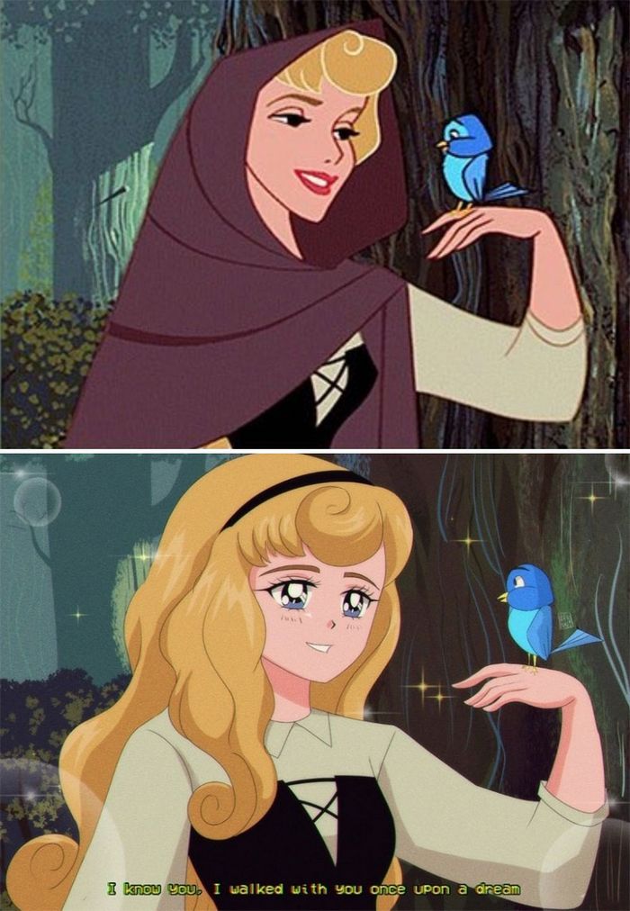 Este artista recria personagens populares em estilo de anime (60 fotos) 59