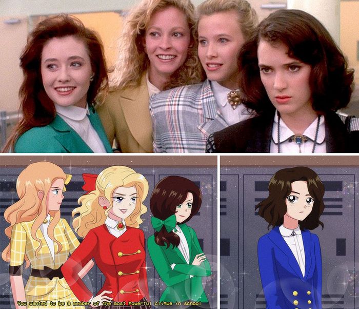 Este artista recria personagens populares em estilo de anime (60 fotos) 60