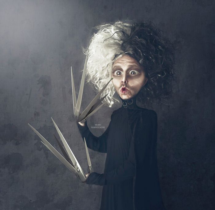 Eu crio caricaturas a partir de fotos de pessoas (33 fotos) 13