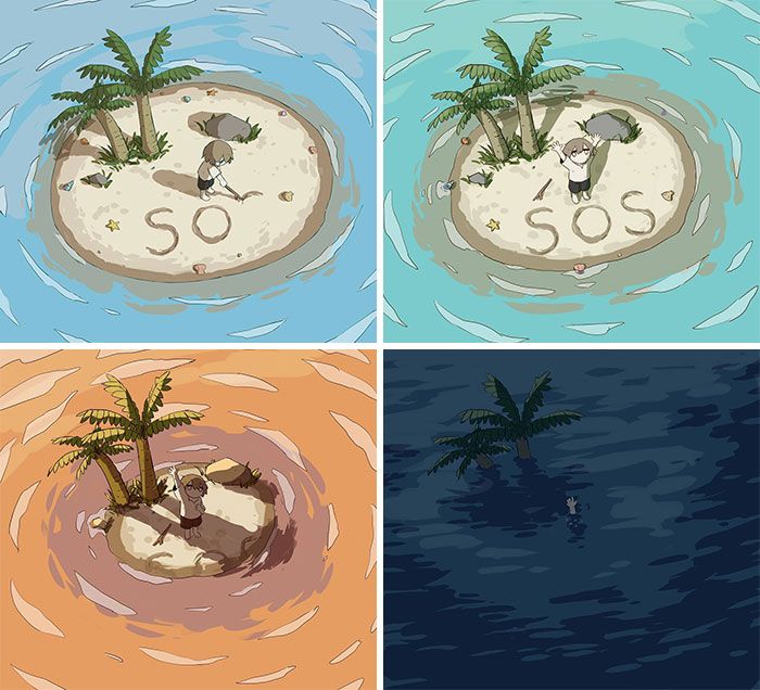 40 ilustrações poderosas de um artista japonês que o farão pensar 5