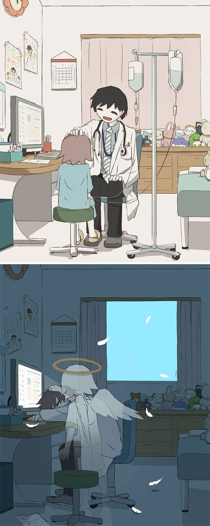 40 ilustrações poderosas de um artista japonês que o farão pensar 9