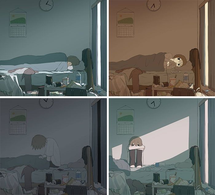 40 ilustrações poderosas de um artista japonês que o farão pensar 13