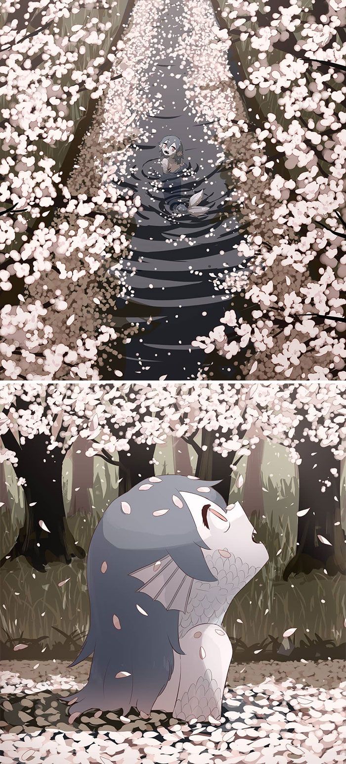 40 ilustrações poderosas de um artista japonês que o farão pensar 14