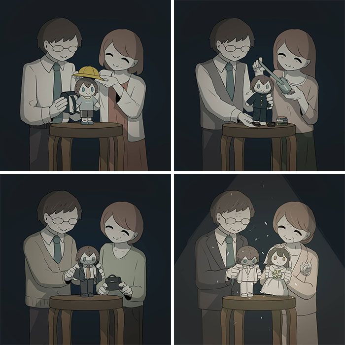 40 ilustrações poderosas de um artista japonês que o farão pensar 16