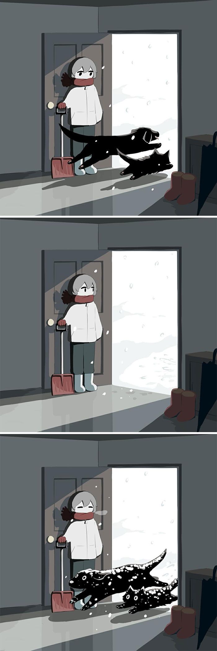 40 ilustrações poderosas de um artista japonês que o farão pensar 18