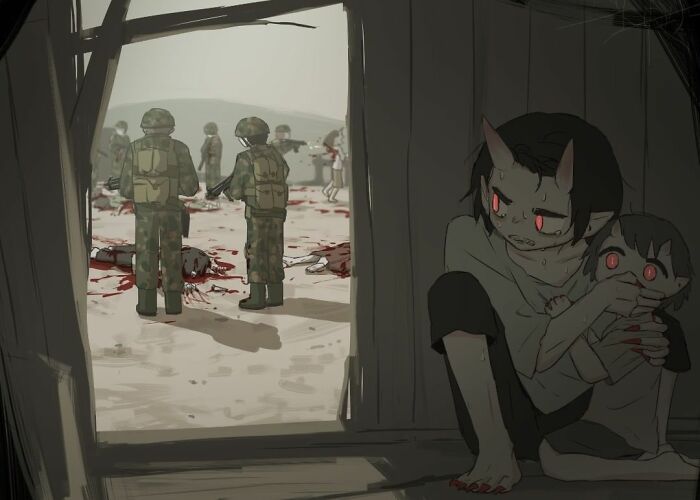 40 ilustrações poderosas de um artista japonês que o farão pensar 25