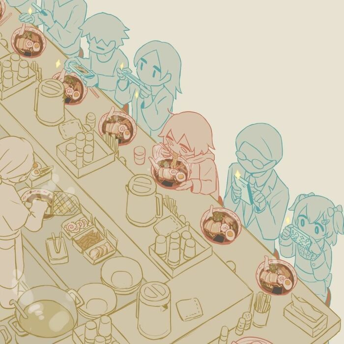 40 ilustrações poderosas de um artista japonês que o farão pensar 26