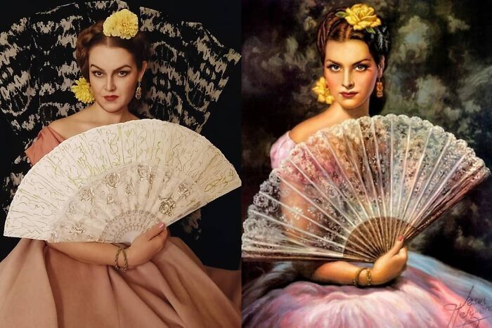 Mulher recria obras de arte com detalhes incríveis (42 fotos) 2