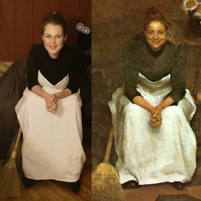 Mulher recria obras de arte com detalhes incríveis (42 fotos) 4