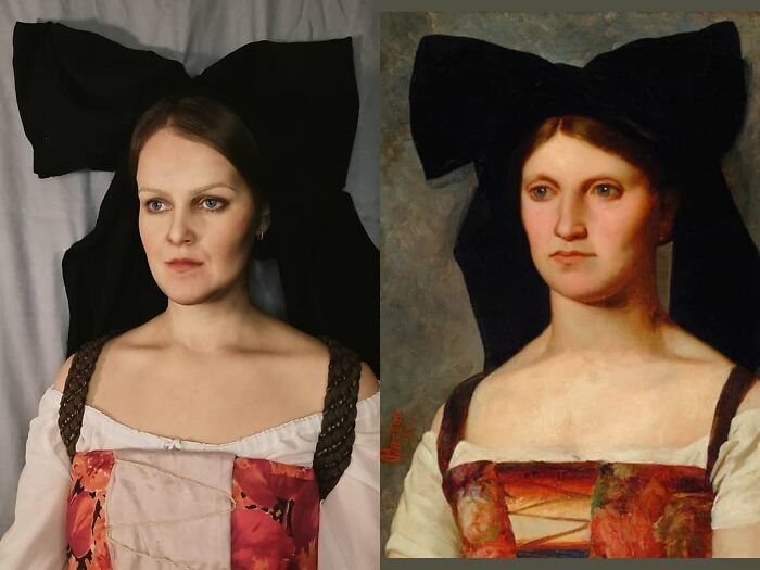 Mulher recria obras de arte com detalhes incríveis (42 fotos) 5