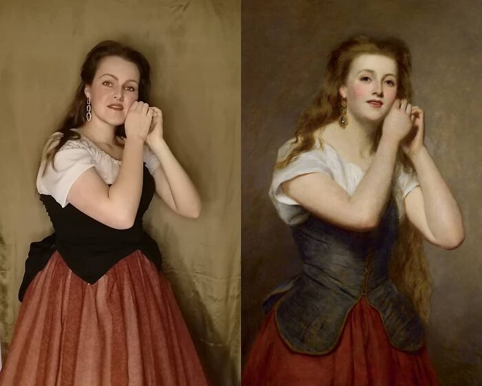 Mulher recria obras de arte com detalhes incríveis (42 fotos) 7