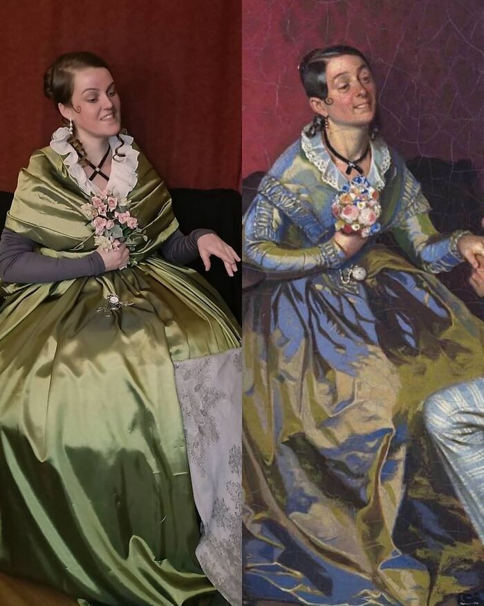 Mulher recria obras de arte com detalhes incríveis (42 fotos) 10