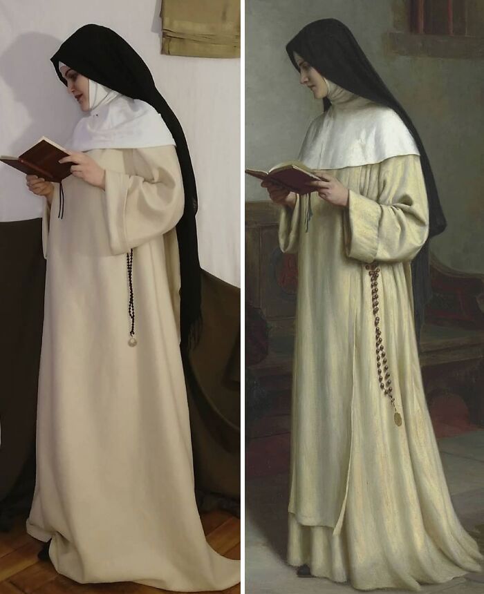 Mulher recria obras de arte com detalhes incríveis (42 fotos) 19