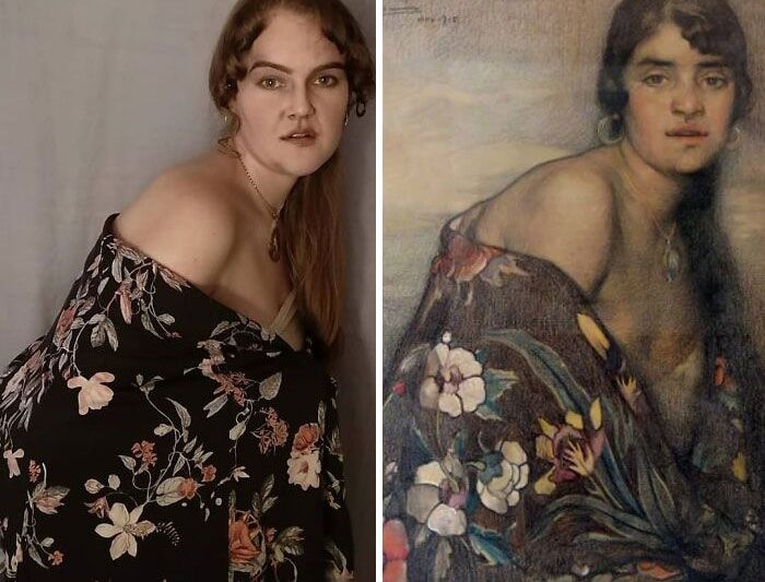 Mulher recria obras de arte com detalhes incríveis (42 fotos) 21