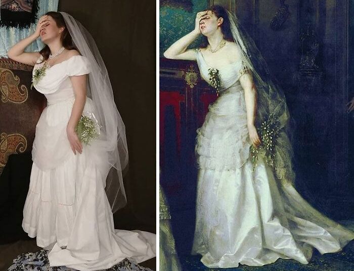 Mulher recria obras de arte com detalhes incríveis (42 fotos) 23