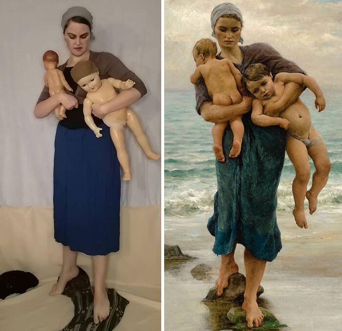 Mulher recria obras de arte com detalhes incríveis (42 fotos) 27