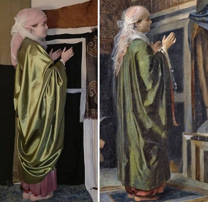 Mulher recria obras de arte com detalhes incríveis (42 fotos) 28