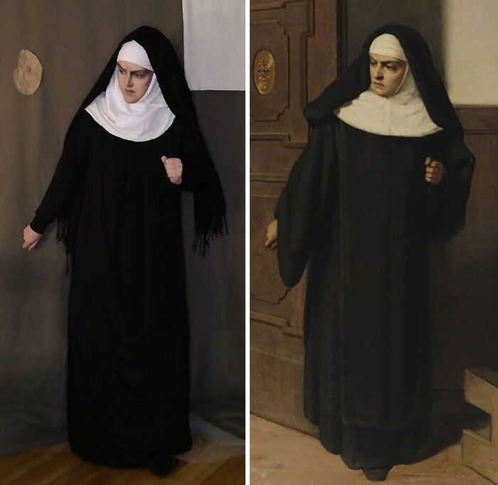 Mulher recria obras de arte com detalhes incríveis (42 fotos) 31