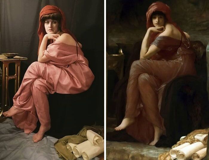 Mulher recria obras de arte com detalhes incríveis (42 fotos) 32