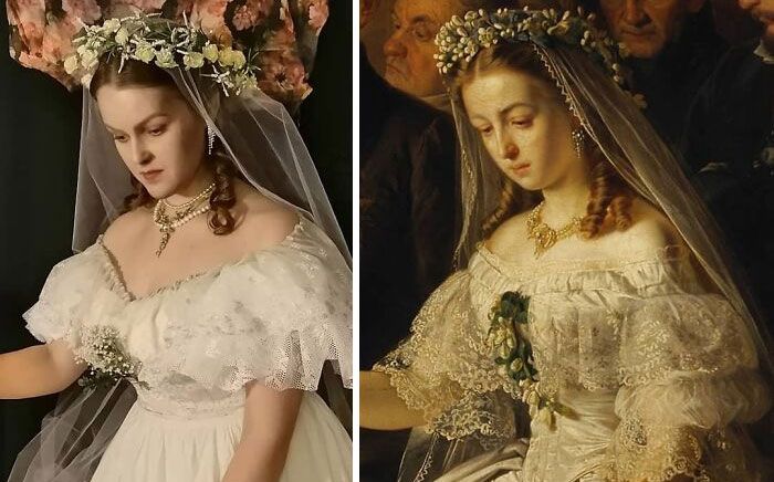 Mulher recria obras de arte com detalhes incríveis (42 fotos) 37