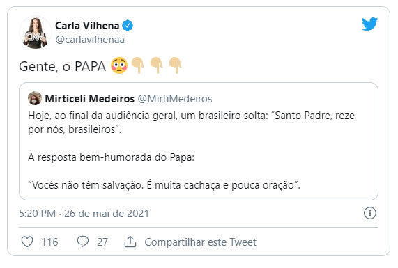Papa Francisco acha que o Brasil não tem mais salvação 2