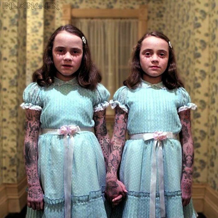 Qual seria a aparência de 48 celebridades se tivessem tatuagens legais 5