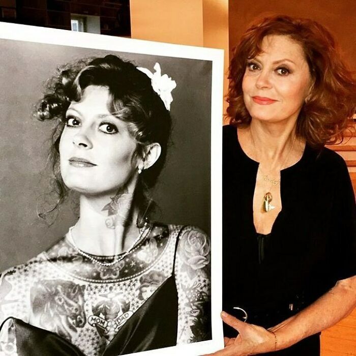 Qual seria a aparência de 48 celebridades se tivessem tatuagens legais 26