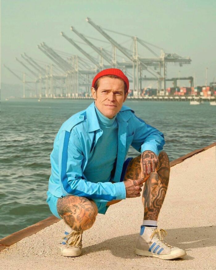 Qual seria a aparência de 48 celebridades se tivessem tatuagens legais 39