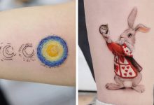 39 tatuagens detalhadas de personagens e pinturas populares de Hanak Adik 7