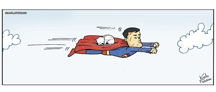 Artista mostra o que os super-heróis estão fazendo em seu tempo livre (30 fotos) 10