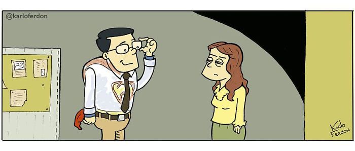 Artista mostra o que os super-heróis estão fazendo em seu tempo livre (30 fotos) 22