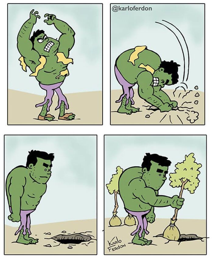 Artista mostra o que os super-heróis estão fazendo em seu tempo livre (30 fotos) 29