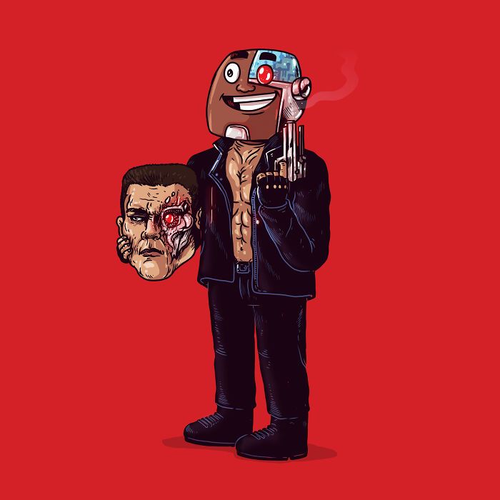 Artista remove máscaras de personagens populares para ver o que está por baixo (46 fotos) 12 Artista remove máscaras de personagens populares para ver o que está por baixo (46 fotos) 12