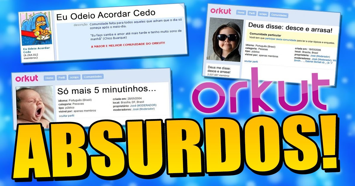 As comunidades mais absurdas do Orkut! 1