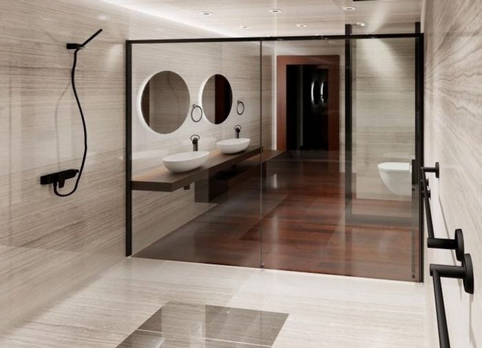 17 banheiros que dão a chance de admirar a paisagem 6