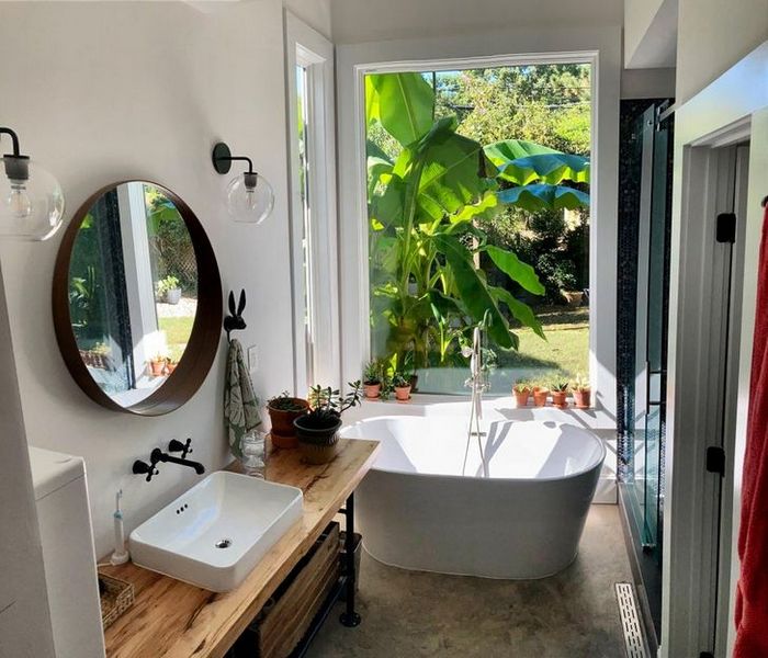 17 banheiros que dão a chance de admirar a paisagem 16