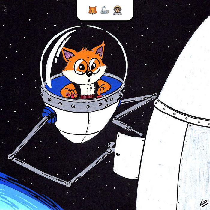 Desafio do emoji: Combinação aleatórios de emojis para artista desenhar (34 fotos) 5