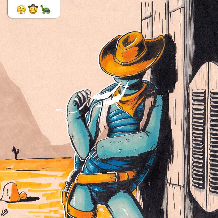 Desafio do emoji: Combinação aleatórios de emojis para artista desenhar (34 fotos) 6