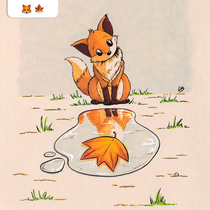 Desafio do emoji: Combinação aleatórios de emojis para artista desenhar (34 fotos) 12