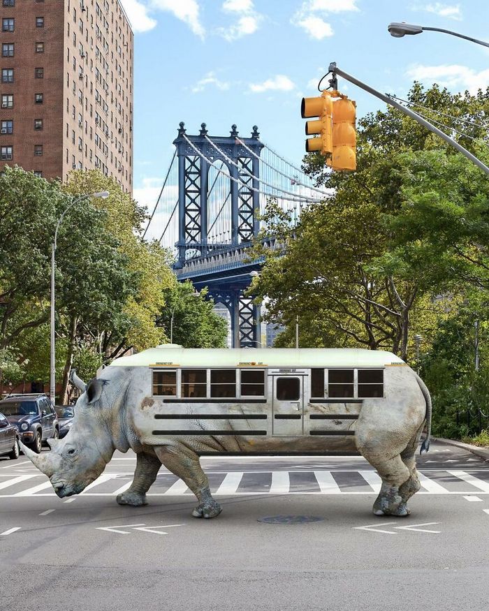 Esta agência de design transforma animais, plantas e outras coisas em imagens surreais usando o Photoshop (48 fotos) 17