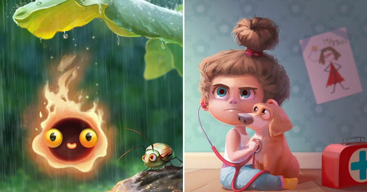 Este artista cria lindas ilustrações que podem alegrar o seu dia (29 fotos)